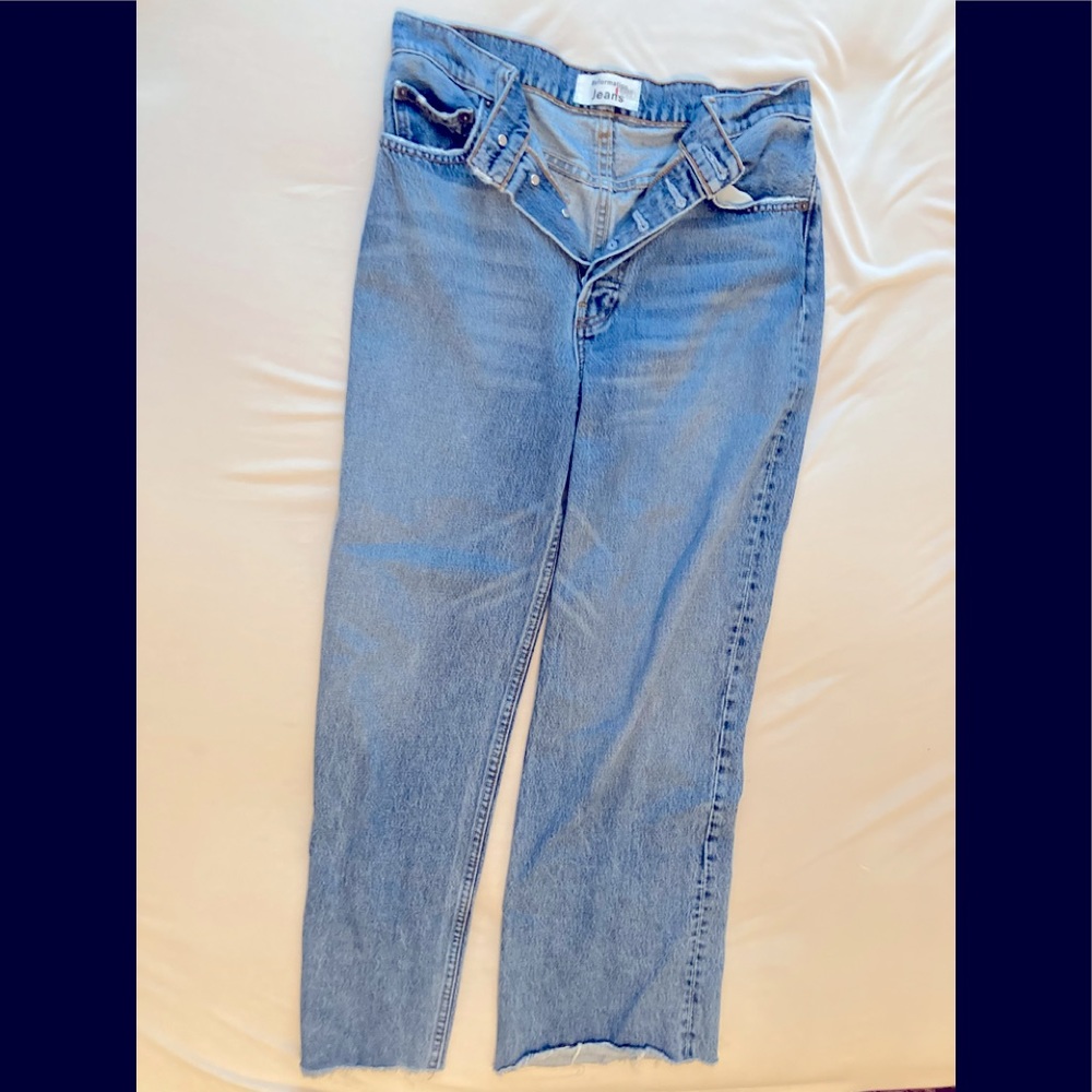 Reformation high waisted Fawcett jeans